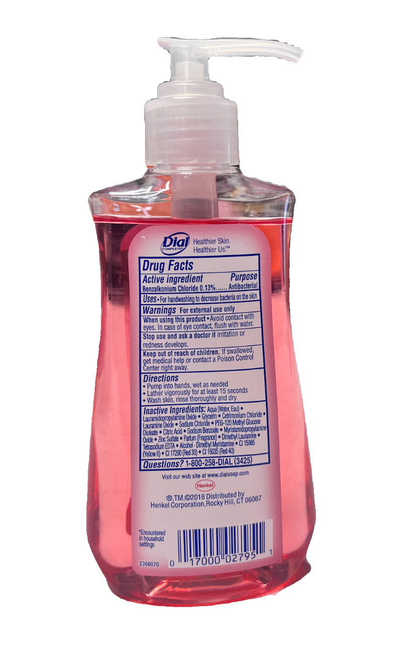Dial Complete Liquid Antibacterial Hand Soap Pomegranate Tangerine - Loose Change Bargain Store