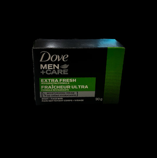 Dove Men+Care Extra Fresh invigorating formula facebar