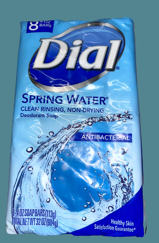 Dial Spring Water Antibacterial 8 Bars pack - Loose Change Bargain Store 