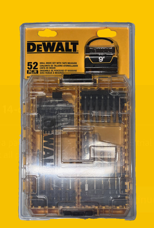 DeWalt Drill Drive Set With Tape Measure