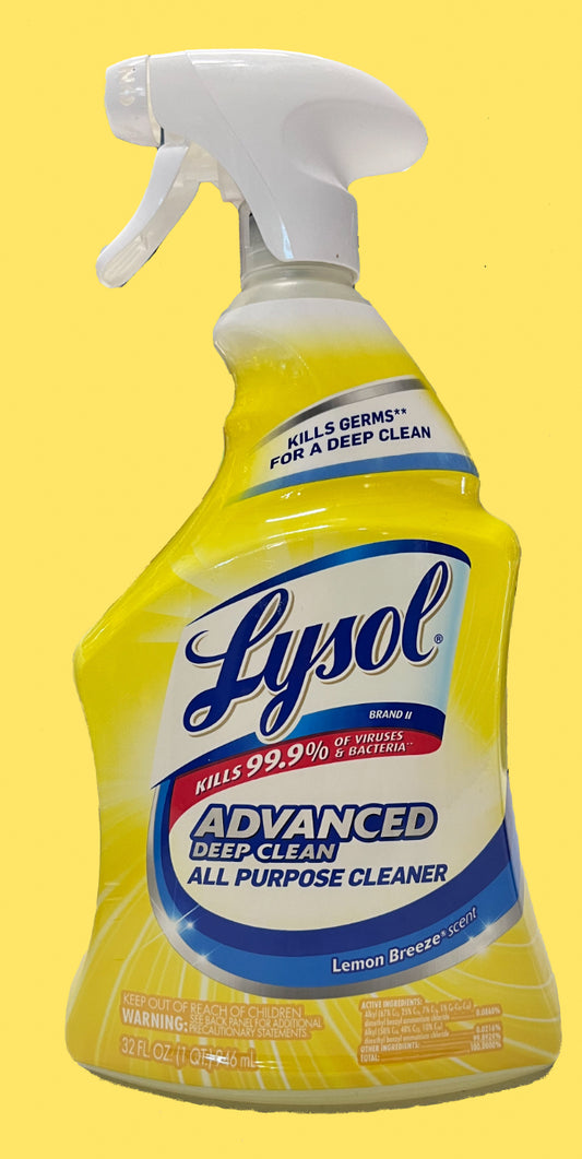 Lysol Advanced Deep Clean all Purpose Cleaner Lemon Breeze Scent - Loose Change Bargain Store 