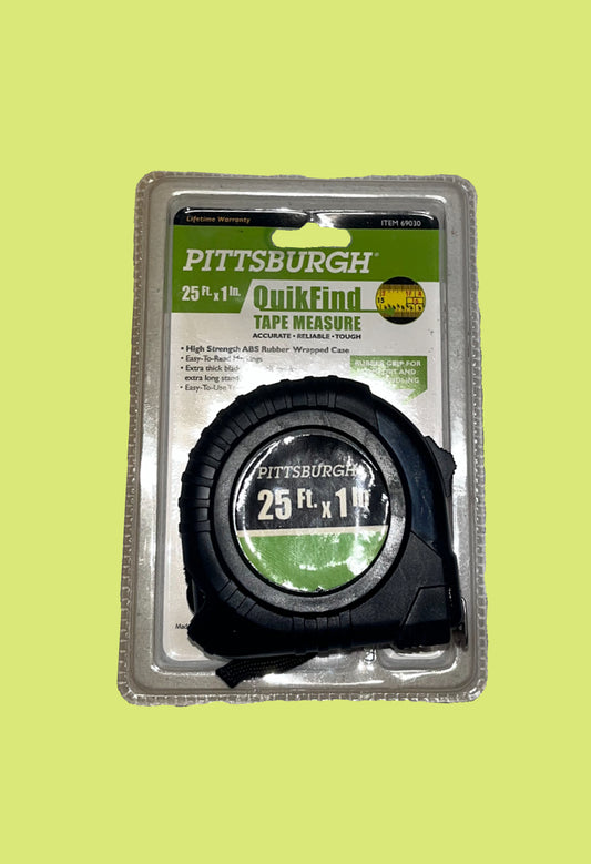 PittsBurgh QuikFind Tape Measure