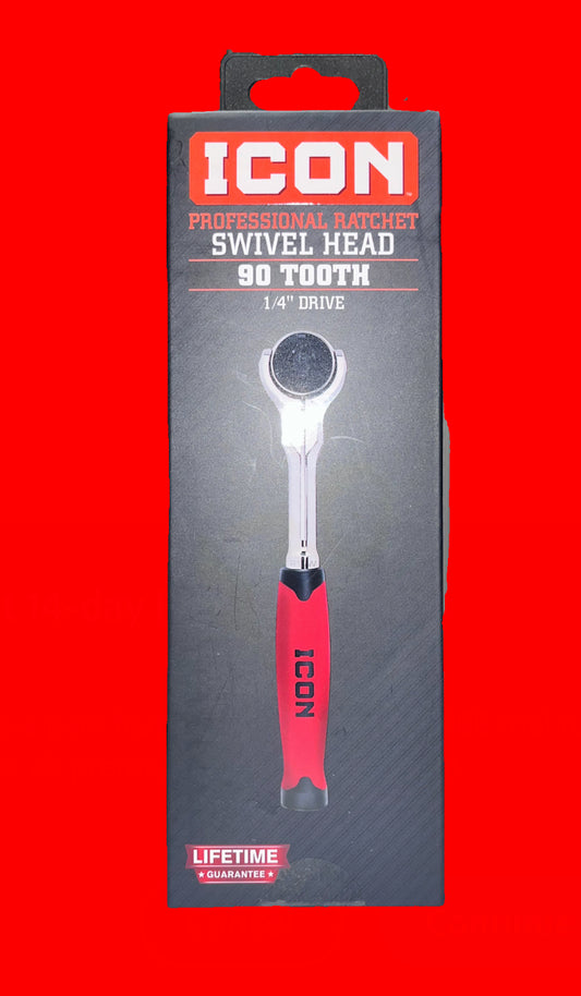 Icon Professional Ratchet Swivel Head 90 Tooth