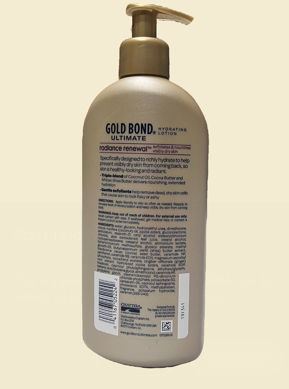 Gold Bond Ultimate Hydrating Lotion