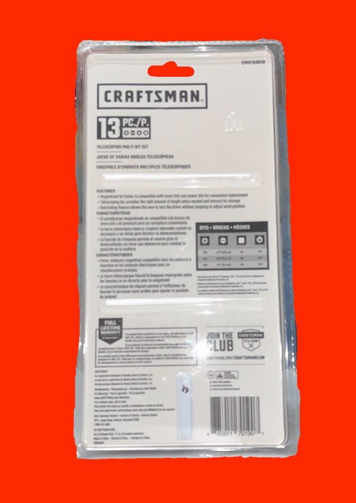 Craftsman TeleScoping Multi Bit Set