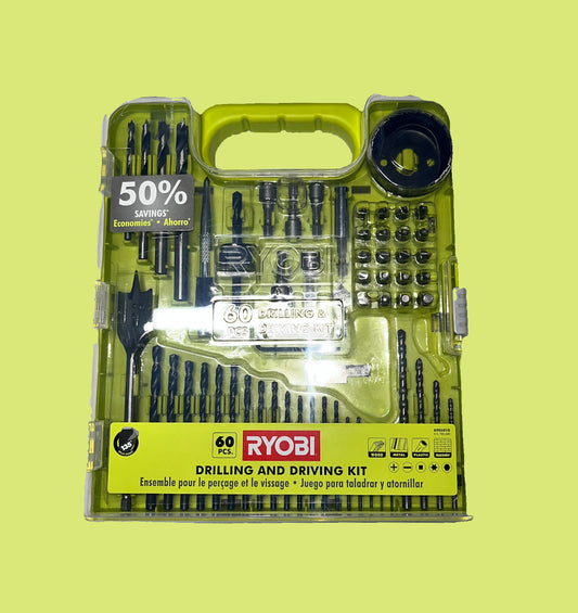 Ryobi Drilling and Driving Kit